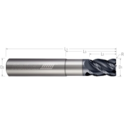 1/2 4FL .040CR CARB 5/8LOC END MILL