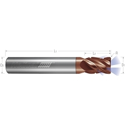 1/2 4FL TPLUS 1/2SHK END MILL