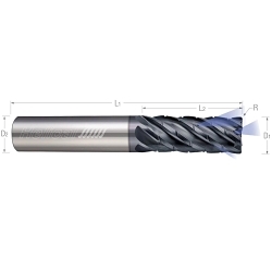 1/2 6FL APLUS 1/2SHK END MILL