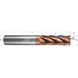 1/2 1/2SHK 1-1/4LOC END MILL