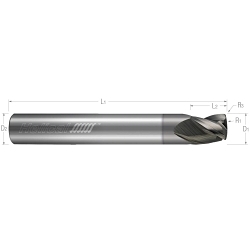 1/8 .008CR 3FL SC .125LOC END MILL