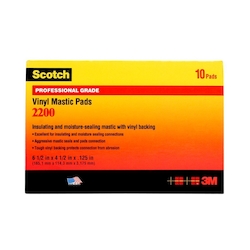 3M 6-1/2x4-1/2x1/2 2200 VINYL MASTIC PAD