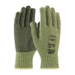 LG GRN KEVLAR ACP 7GA SEAMLSS KNIT GLOVE