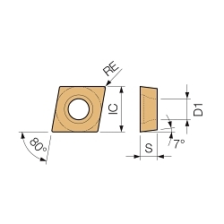 CCMT21505PPPV710 TURNING INSERT