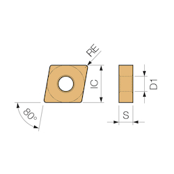 CNMG433GCCA310 TURNING INSERT