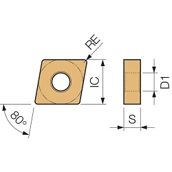 CNMM 542PX CA525 TURNING INSERT