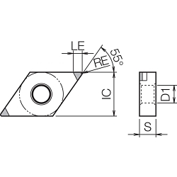 DNGA 442S00525ME KBN05M INSERT