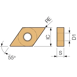 DNMG 3305HQ PV720 TURNING INSERT