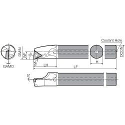 E10NSTLPR0912AN12 RH BORING BAR
