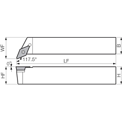SVPBL 1212JX11 TURNING TOOL HOLDER