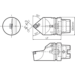 T63H PCMNN H12 TURNING TOOL HOLDER