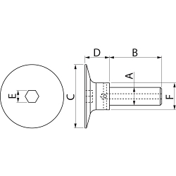 HH12X35HC SCREW w/ COOLANT HOLE