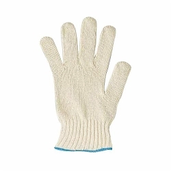 76-102 SZ7 GRY STRING KNIT DOTTED GLOVE