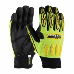 2XL MAD MAX HI-VIS YEL BLK RNFRCD GLOVE