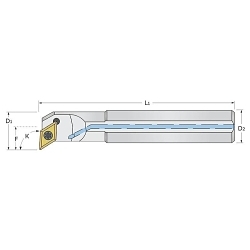 INDEXABLE BORING BAR (COOLANT THRU) -