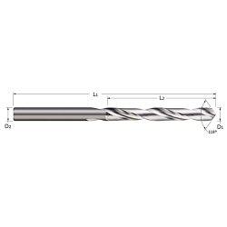 DRILL MILL (METRIC) - 2FL DRILL POINT