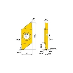 CTBT20160V5RR-B MS6015 INSERT
