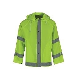 6XL HI-VIS LIME ECON O-VIZ RAIN JACKET