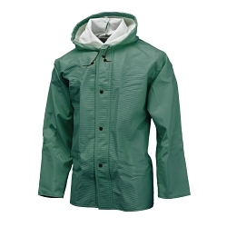 SM GRN POLY/RIB PVC DURAQUILT 56 JACKET