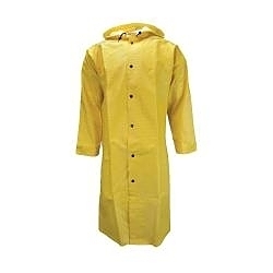 LG YEL POLY/RIB PVC DURAQUILT 56 COAT