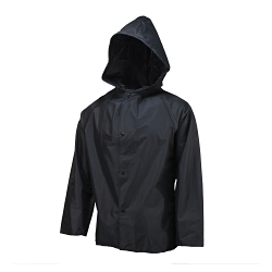 LG BLK NYL/PVC SANI LIGHT 77 JACKET