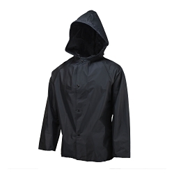 SM BLK NYL/PVC SANI LIGHT 77 JACKET