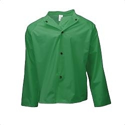 SM GRN NYL/PVC SANI LIGHT 77 JACKET
