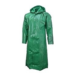 XL GRN CHEM SHIELD 96 HOODED RAIN COAT