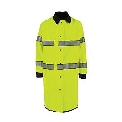 XL HI-VIS LIME/BLK REV RAIN COAT