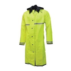 4XL HI-VIS LIME/BLK 475 DUTY REV COAT