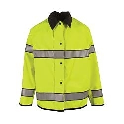 LG HI-VIS LIME/BLK 5010 POLICE JACKET