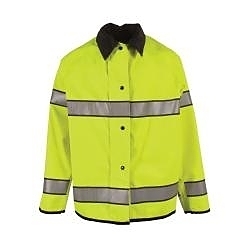 SM HI-VIS LIME/BLK 5010 POLICE JACKET