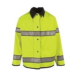 XL HI-VIS LIME/BLK 5010 POLICE JACKET