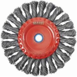 4" x .020" x 5/8-11 KNOT WIRE WHEEL BRUSH