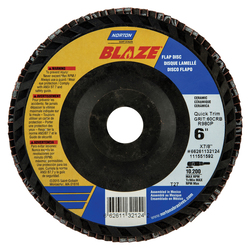 6" x 7/8 60GR FLAP DISC