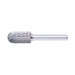 TOUGH CARBIDE CYL BUR (RADIUS END) DBL