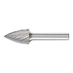 TOUGH CARBIDE BUR - TREE SHAPE (POINTED)