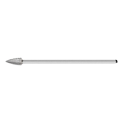 TOUGH CARBIDE BUR - TREE SHAPE (POINTED)