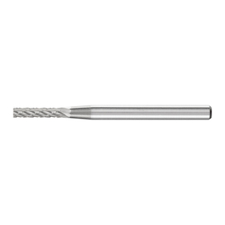 CARBIDE CYL BUR (PLAIN END), DBL CUT