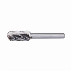 CARBIDE CYL BUR (RADIUS END), ALU/NF CUT
