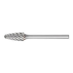 CARBIDE TREE BUR INOX CUT 1/4X1/2X1/8SHK