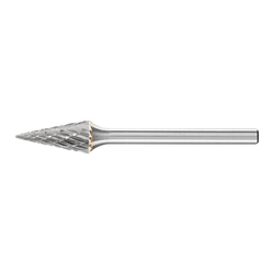 CARBIDE BUR - CONE (POINTED), DBL CUT