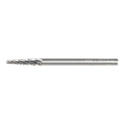 CARBIDE BUR - 14DEG TAPER, DBL CUT