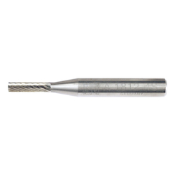 CARBIDE CYL BUR (PLAIN END), SGL CUT