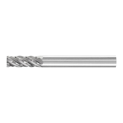 CARBIDE CYL BUR (PLAIN END), STEEL CUT