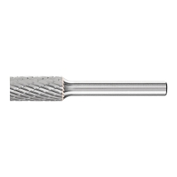 CARBIDE CYL BUR (PLAIN END), DBL CUT