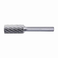 CARBIDE CYL BUR (PLAIN END), INOX CUT