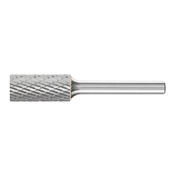 CARBIDE CYL BUR (PLAIN END), DBL CUT