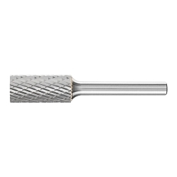 CARBIDE CYL BUR (PLAIN END), DBL CUT