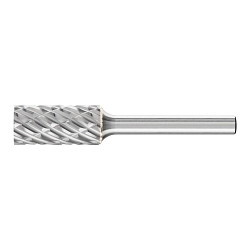 CARBIDE CYL BUR (PLAIN END), STEEL CUT